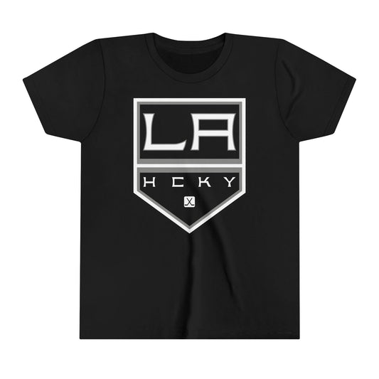 Los Angeles Logo LA Represent - HCKY - Youth Short Sleeve Tee