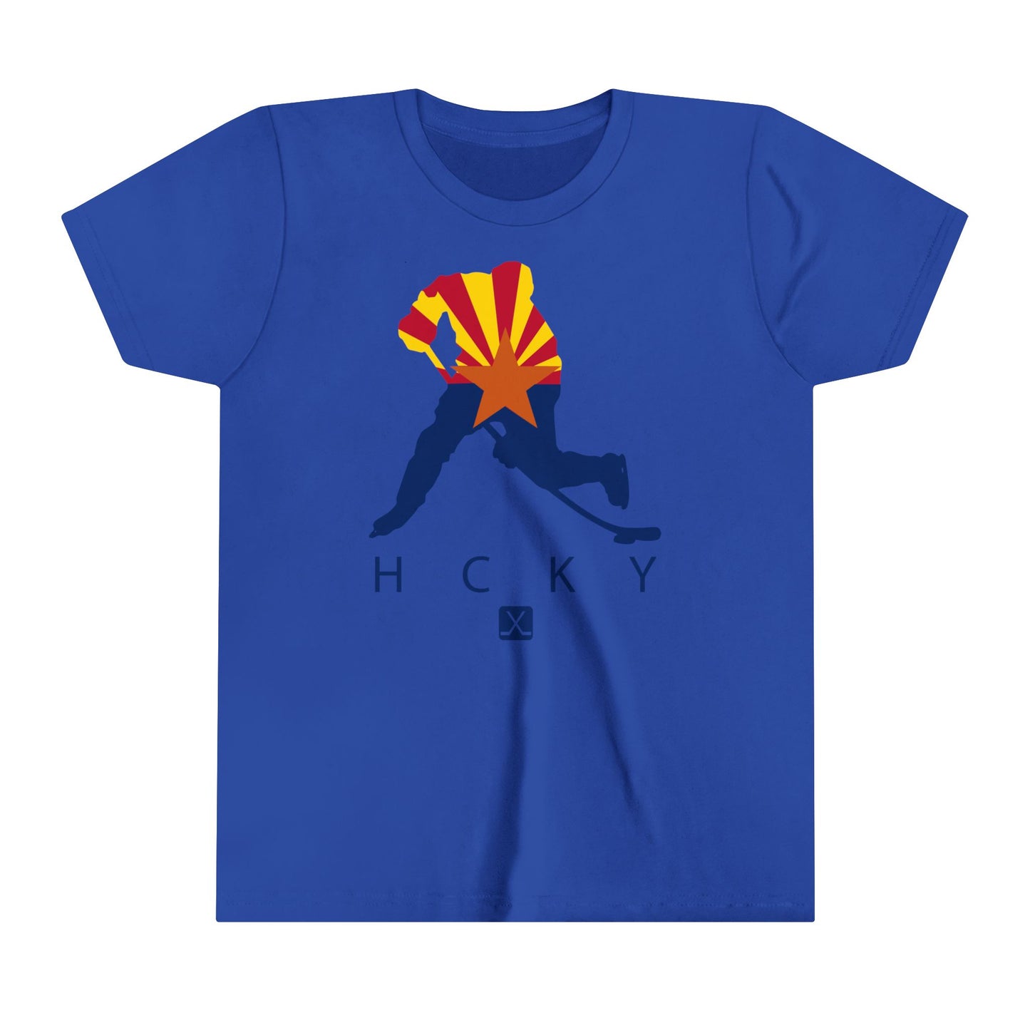 Arizona State Flag Represent - HCKY - Youth Short Sleeve Tee