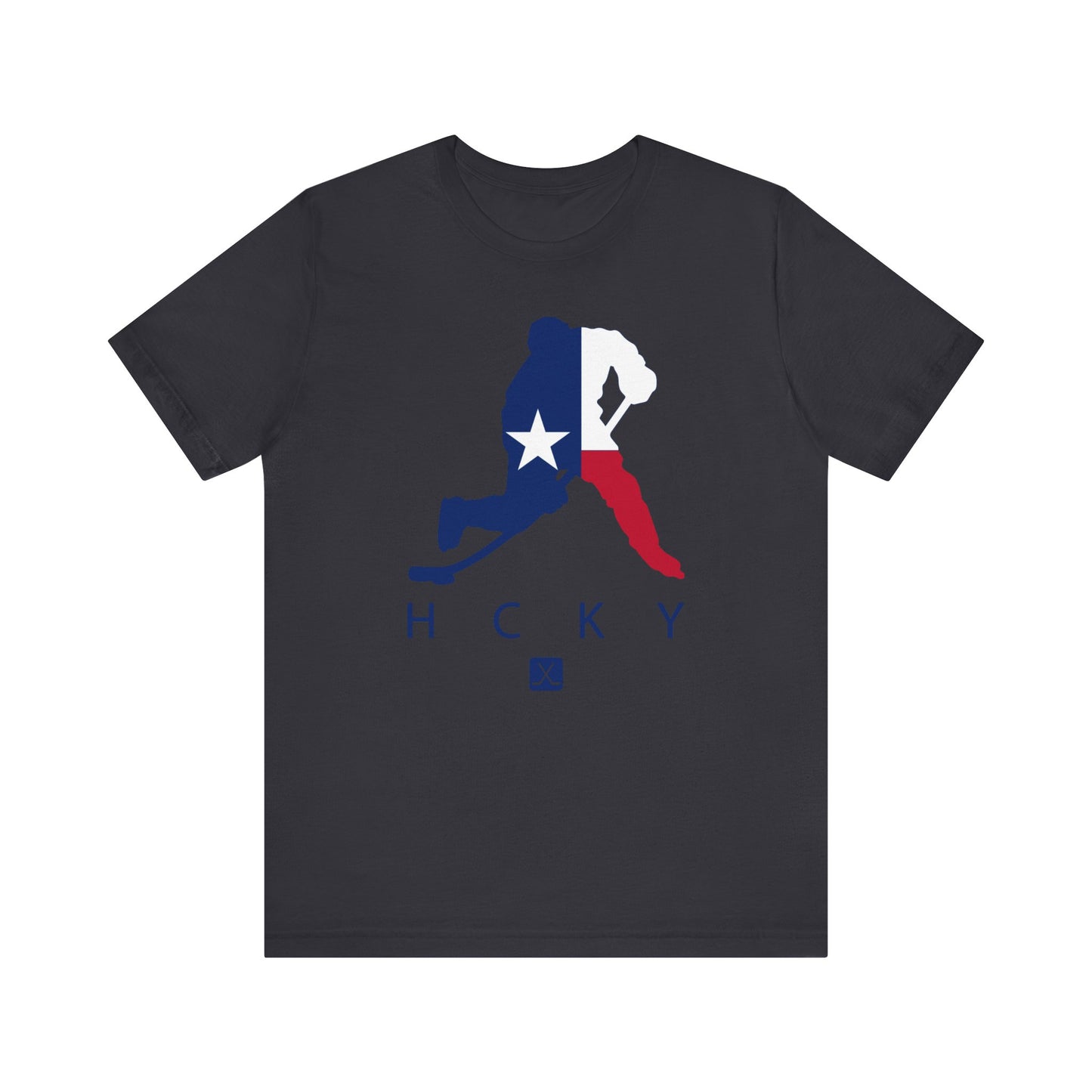 Texas State Flag HCKY - Adult Short Sleeve T-Shirt