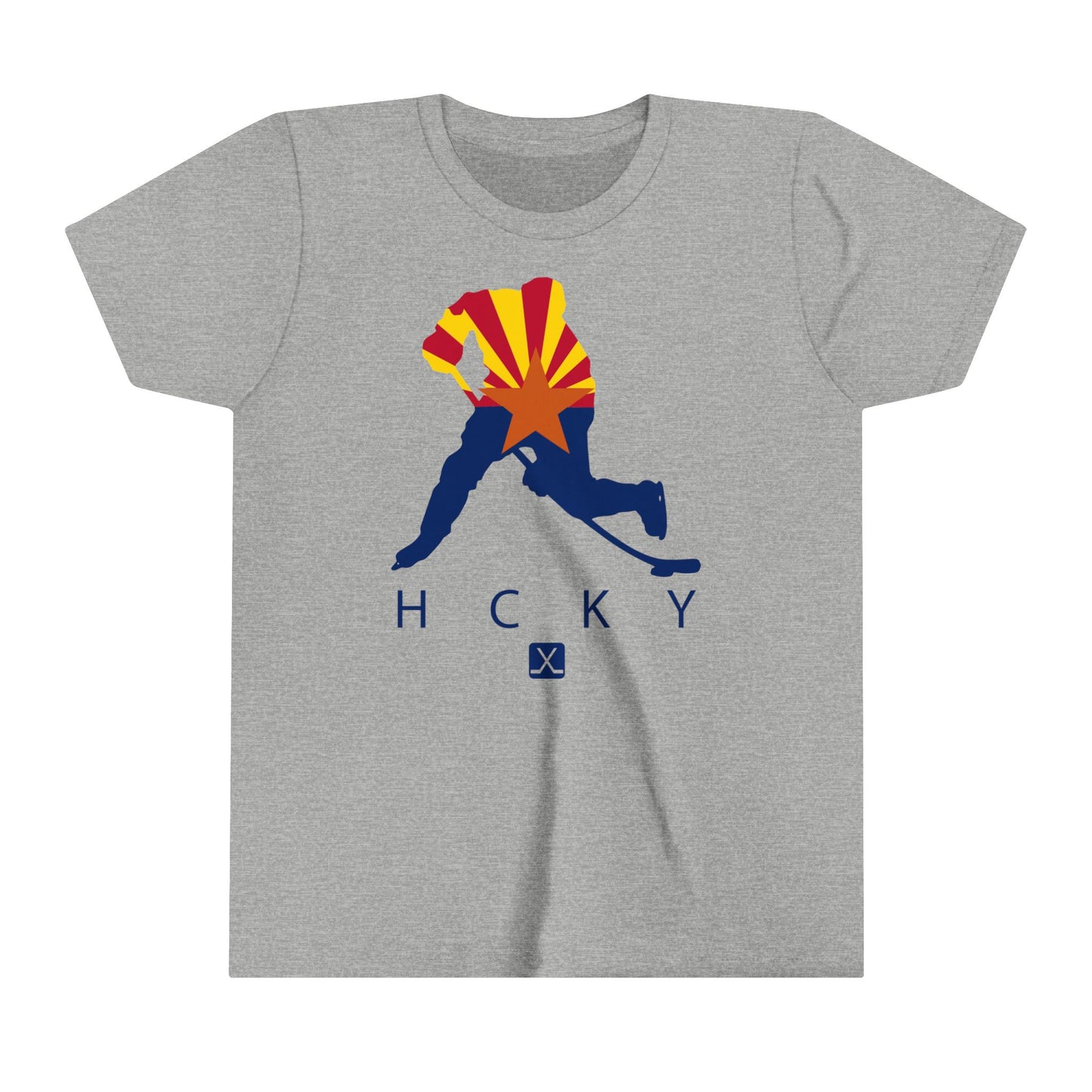 Arizona State Flag Represent - HCKY - Youth Short Sleeve Tee